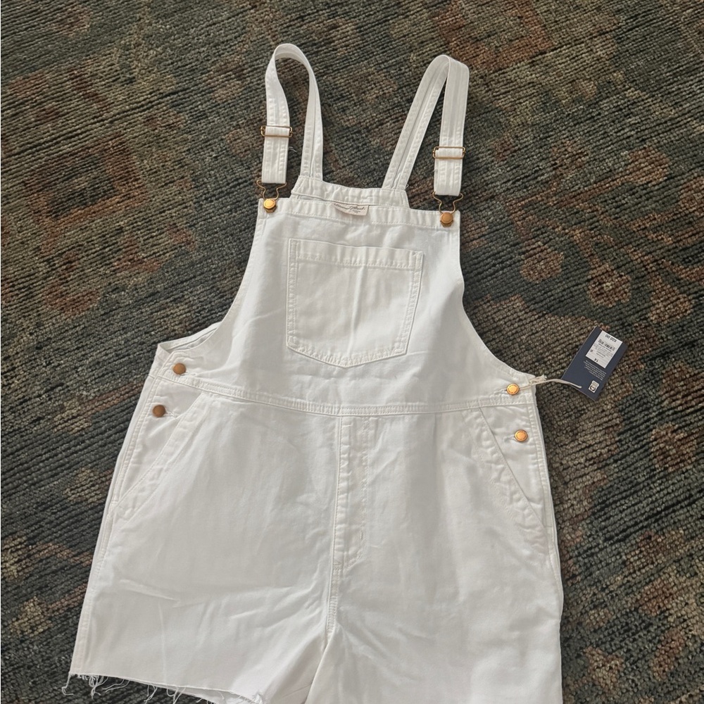 Universal Thread White Short Overalls – Size 14 – NWT